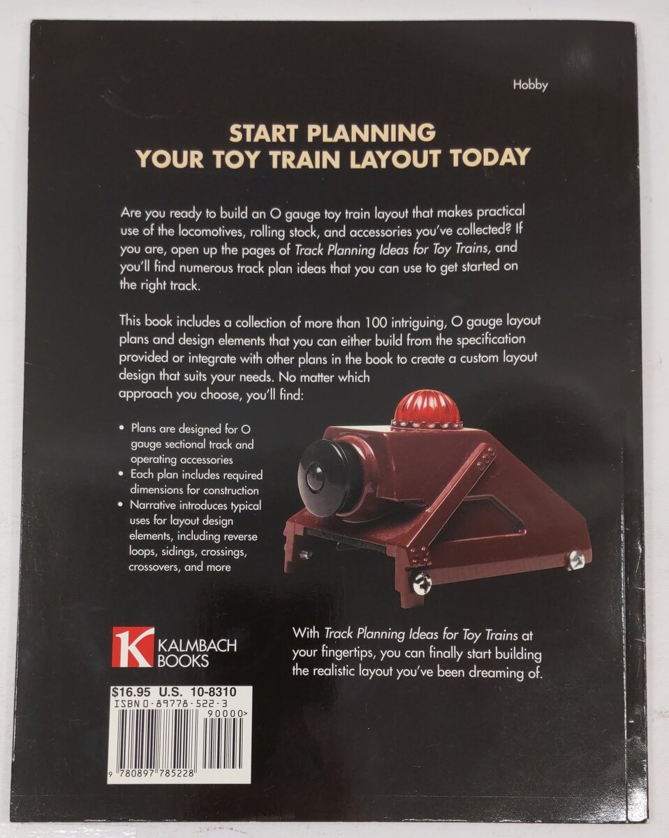 Track Planning Ideas for Toy Trains Paperback Book By Peter H. Riddle VG