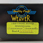 Weaver U18002SD O Gauge Pennsylvania RR 3-Bay 9-Panel Hopper #677093 (2-Rail) LN/Box