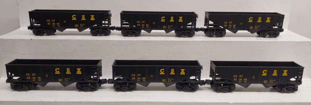 Lionel 1928130 O CSX Hopper Car Set (Pack of 6)