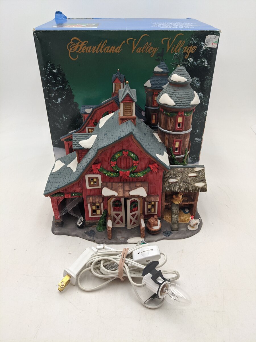 Heartland Valley Village Deluxe Porcelain Lighted House EX/Box