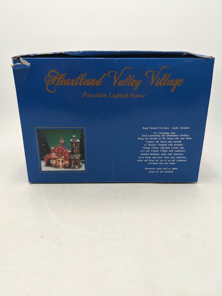 Heartland Valley Village Deluxe Porcelain Lighted House EX/Box