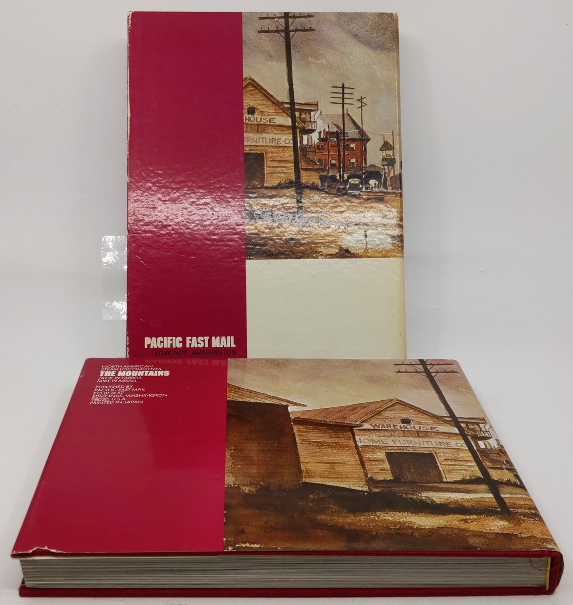 North American Steam Locomotives Hardcover Book Jack W. Farrell &  Mike Pearsall VG