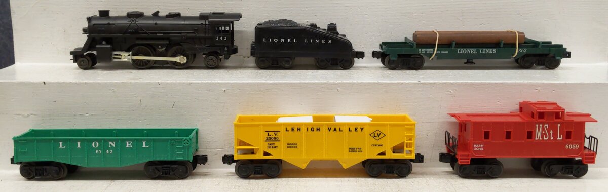 Lionel 11520 Vintage O 242 Steam Locomotive Set VG/Box