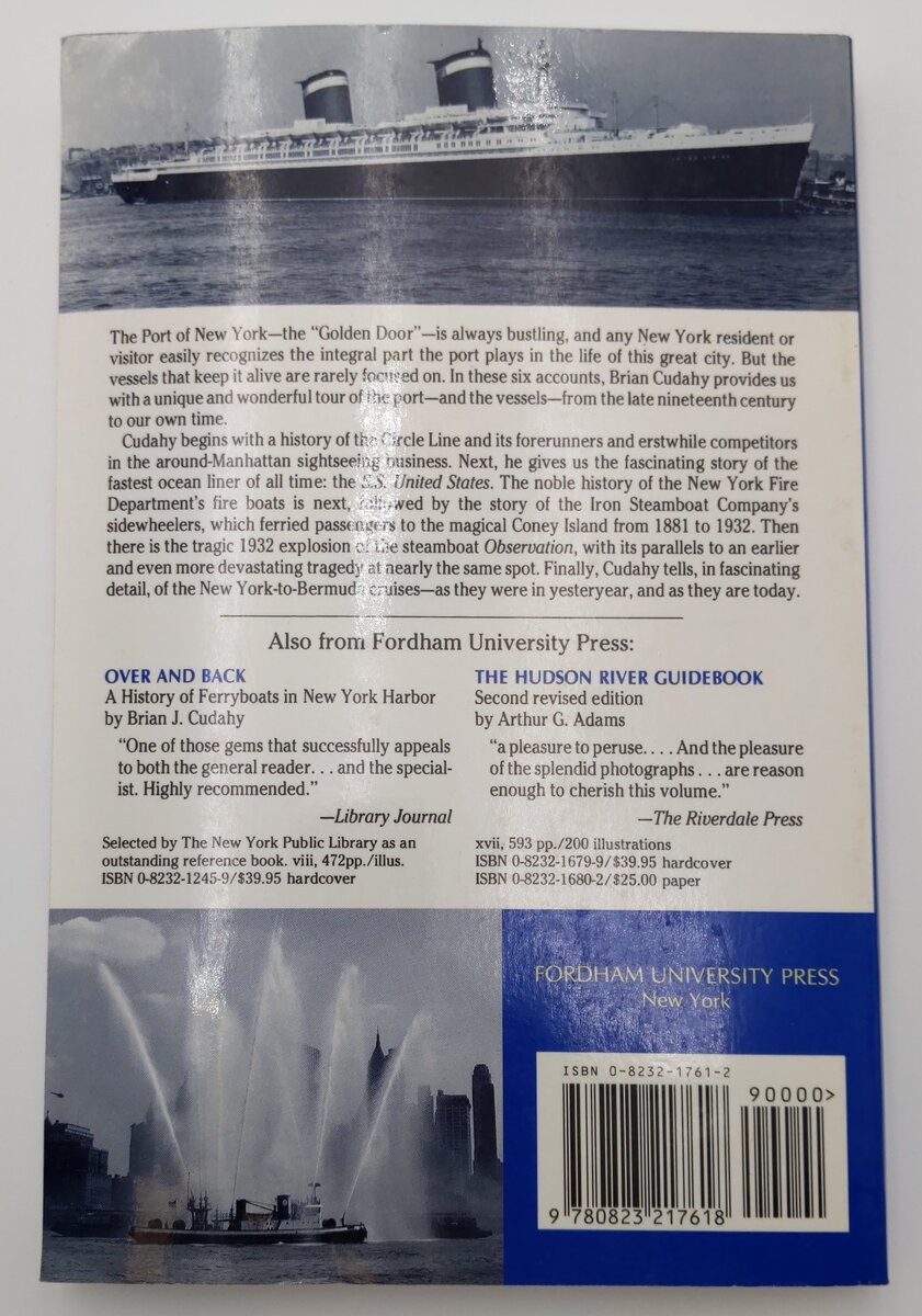 Around Manhattan Island and Other Tales of Maritime NY Paperback Book VG