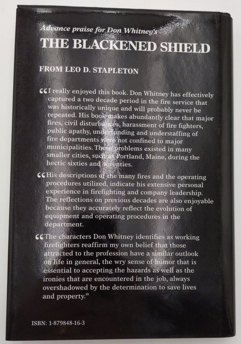 The Blackened Shield Hardcover Book By Don Whitney EX