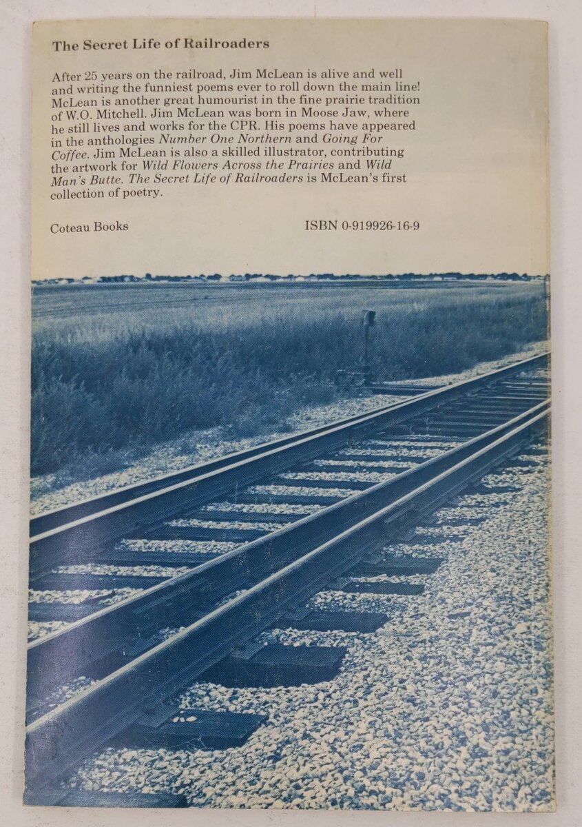 The Secret Life of Railroaders Paperback Book By Jim McLean VG