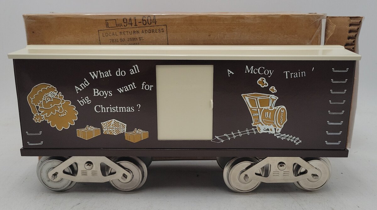 McCoy 2006 Standard Gauge What do All The Boys Want Christmas Boxcar EX/Box