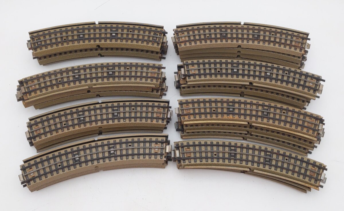 Marklin 3600A HO Scale M Track Curved Sections [58] VG