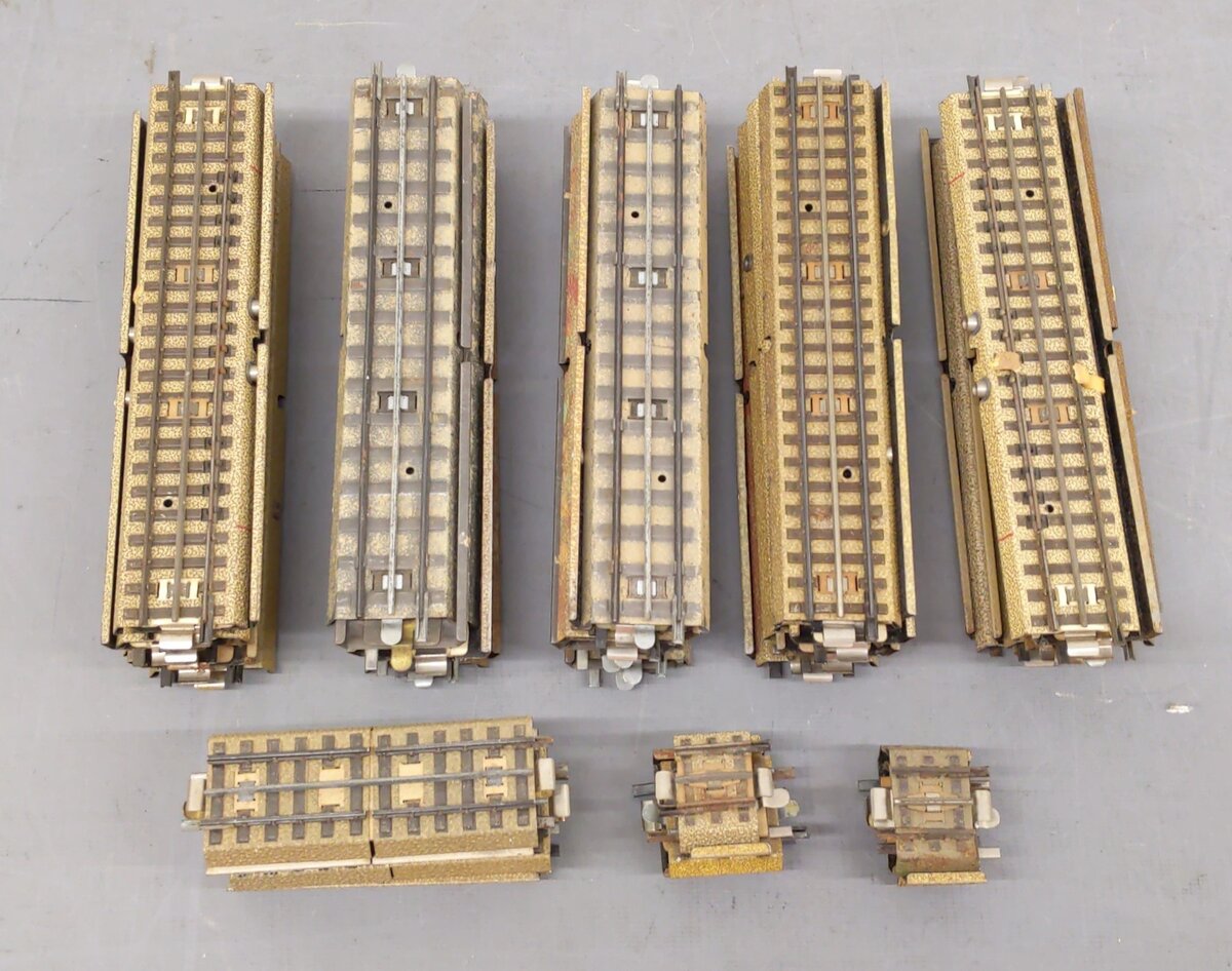Marklin HO Scale M Track Assorted Straight Track Sections [100] VG