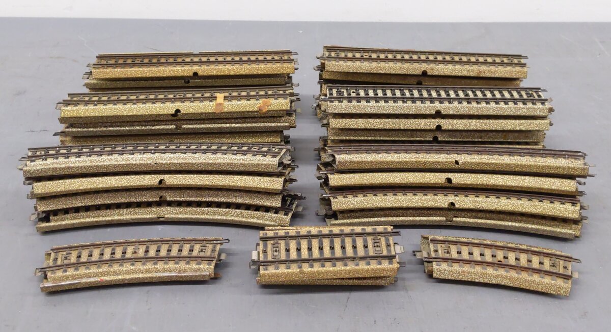 Marklin HO Scale M Track Curved and Straight Assorted Sections [100] VG