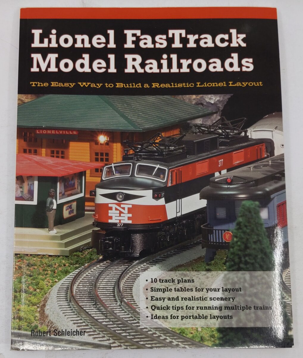 Lionel FasTrack Model Railroads Paperback Book By Robert Schleicher EX
