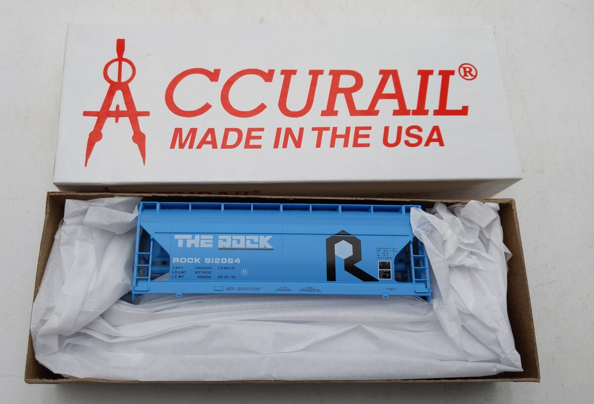 Accurail 2212 HO CRIP Rock Island ACF 2-Bay Covered Hopper Kit #512064