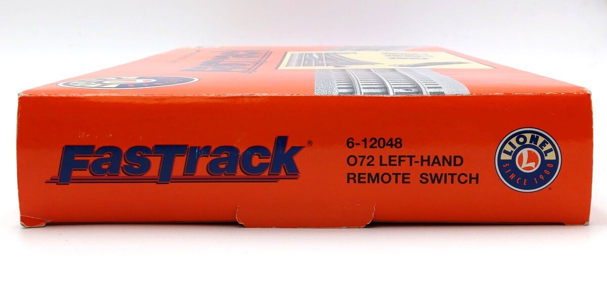 Lionel 6-12048 O72 Left Hand Remote-Control FasTrack Switch Turnout