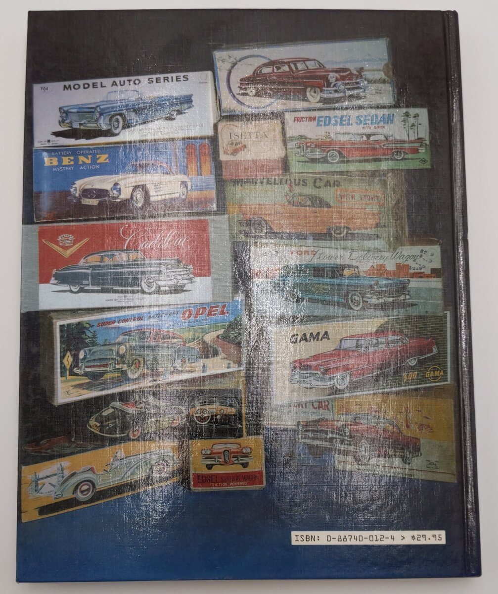 Collecting the Tin Toy Car, 1950-1970 Hardcover Book By Dale Kelley EX