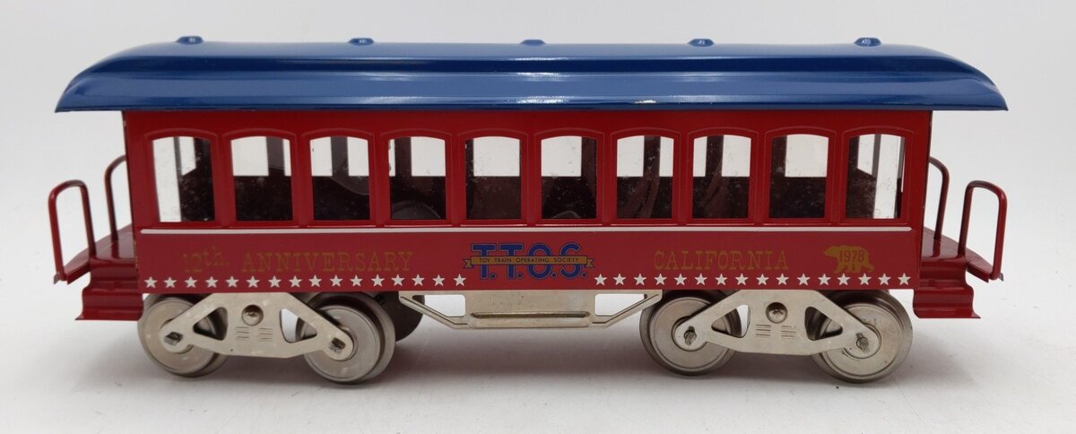 McCoy 1978 Standard Gauge TTOS California Pullman Car EX/Box