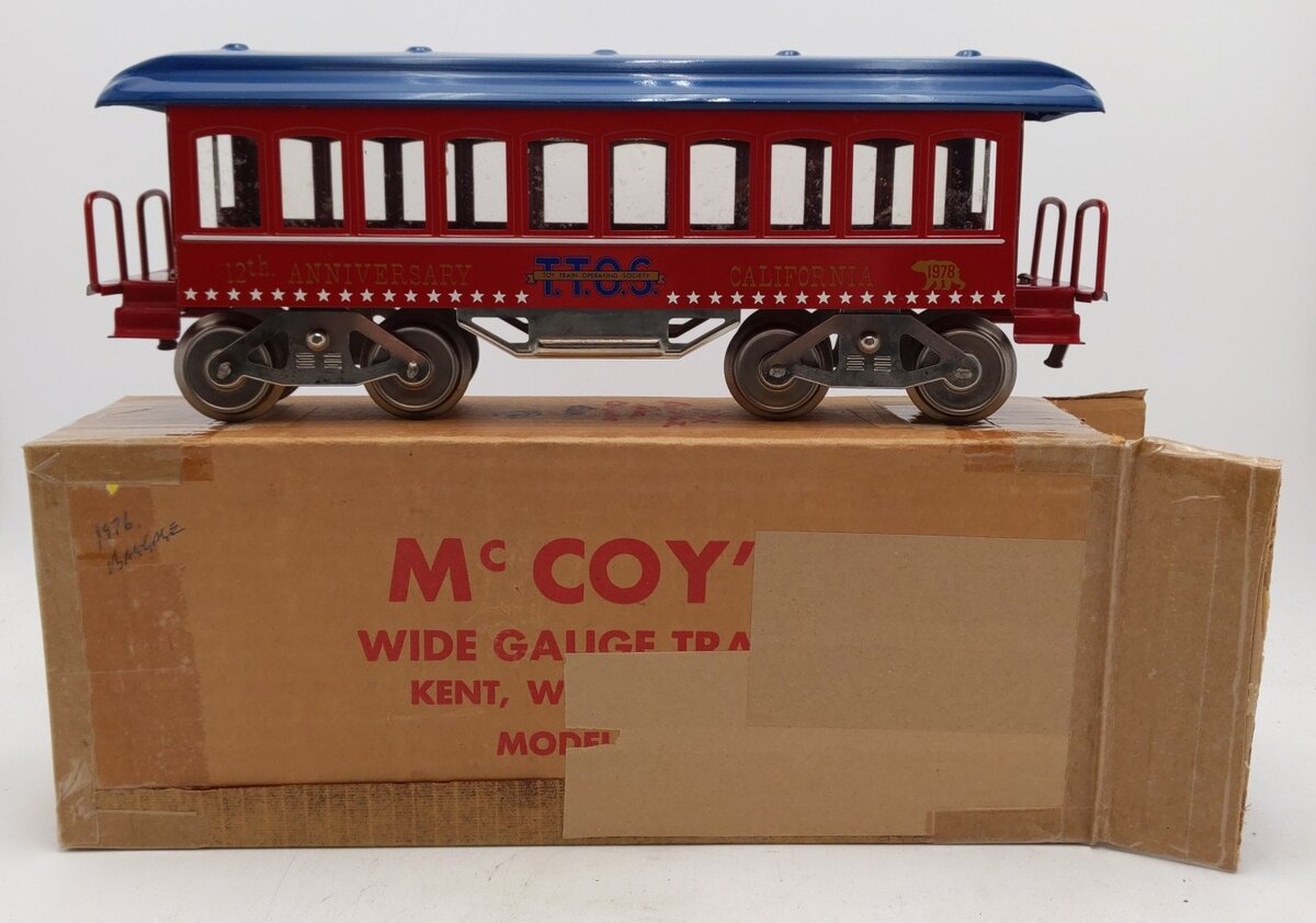 McCoy 1978 Standard Gauge TTOS California Pullman Car EX/Box