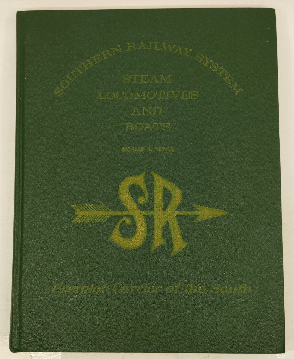 Steam Locomotives and Boats Hardcover Book By Richard E. Prince VG