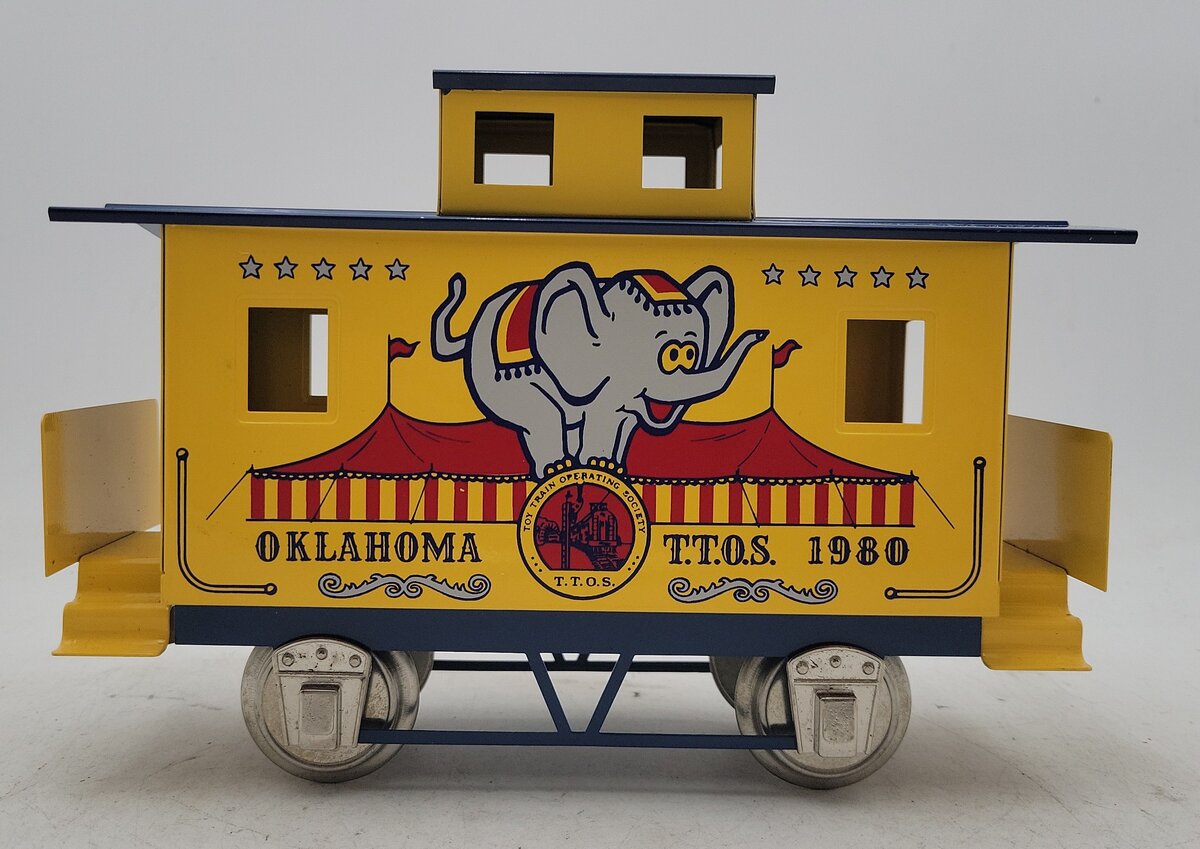 McCoy Standard Gauge TTOS 1980 Oklahoma Circus Caboose EX