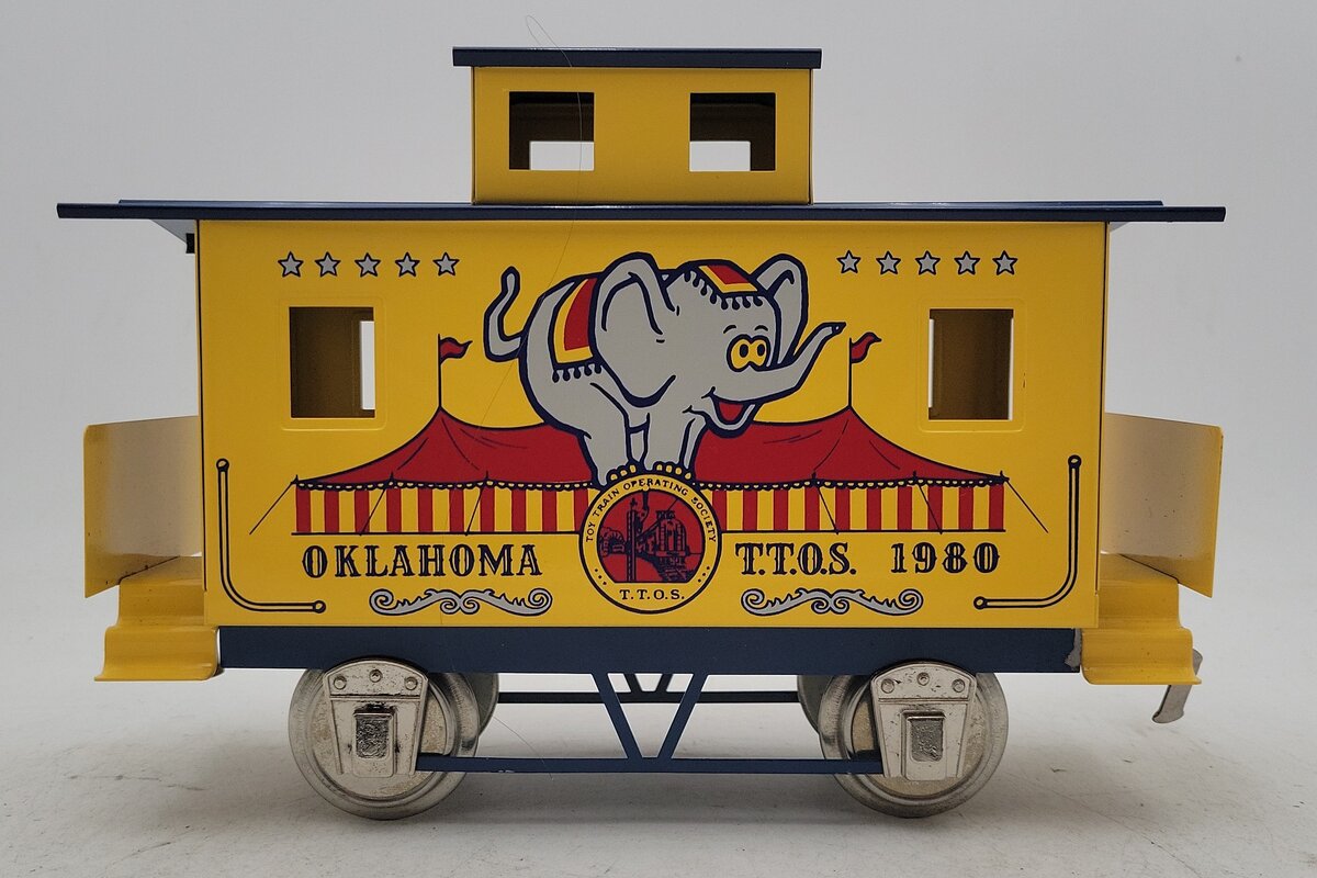 McCoy Standard Gauge TTOS 1980 Oklahoma Circus Caboose EX