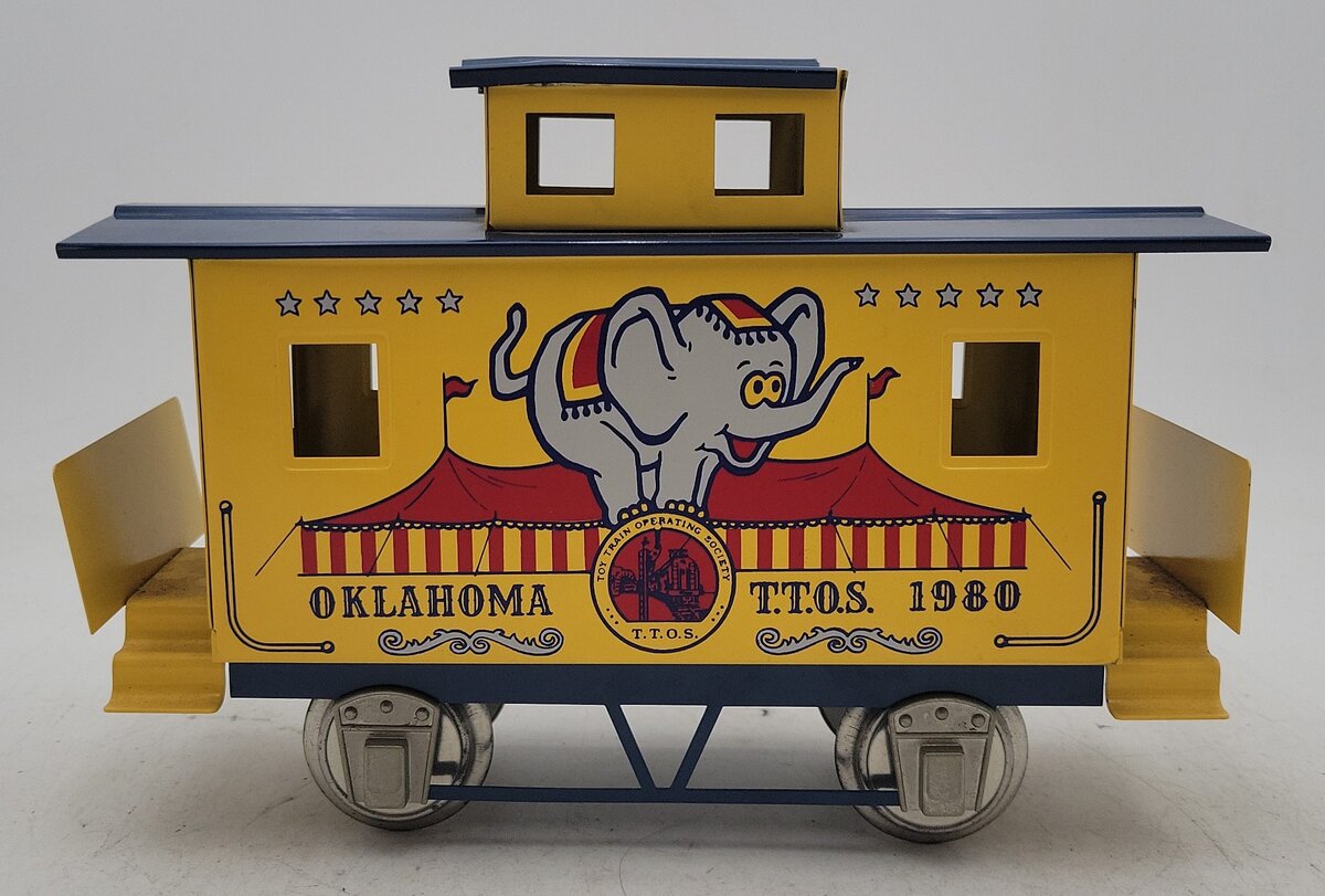 McCoy Standard Gauge TTOS 1980 Oklahoma Circus Caboose EX