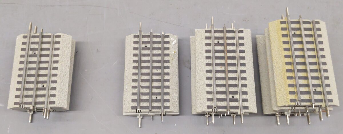 Lionel O Gauge Assorted 5" and 4.5" Straight Tracks [14] VG