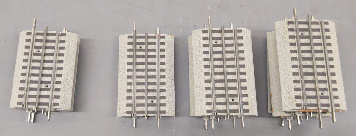 Lionel O Gauge Assorted 5" and 4.5" Straight Tracks [14] VG