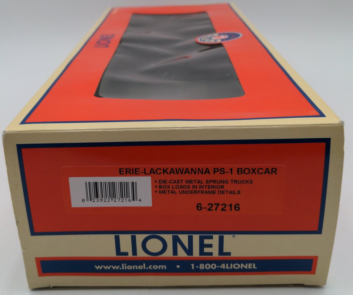 Lionel 6-27216 O Gauge Erie-Lackawanna PS-1 Box Car #84433 EX/Box