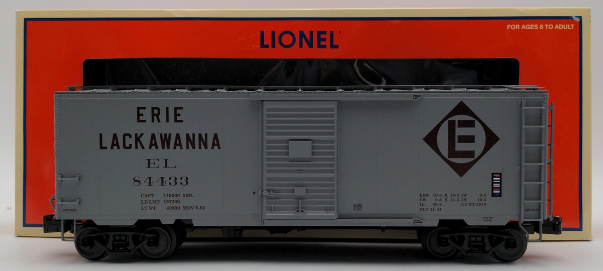Lionel 6-27216 O Gauge Erie-Lackawanna PS-1 Box Car #84433 EX/Box