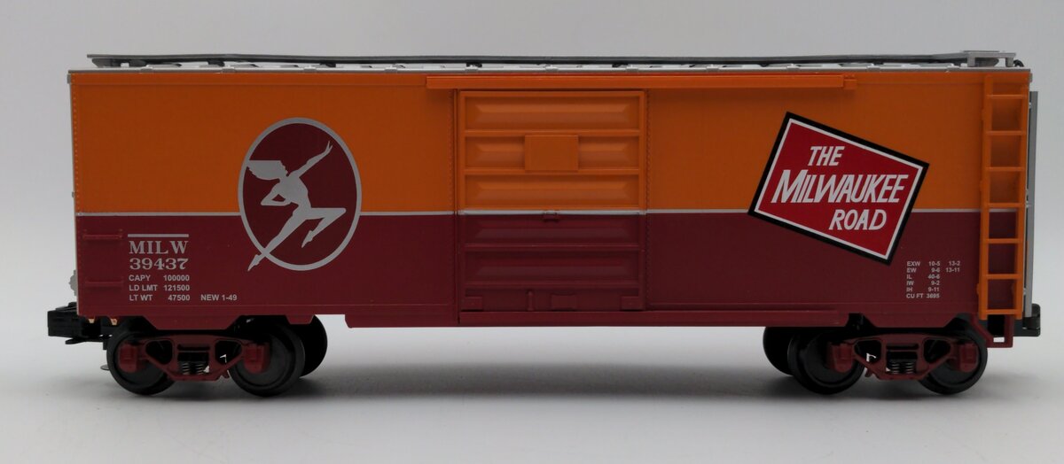 MTH 20-93162 O Gauge Milwaukee Road 40' Boxcar #39437 EX/Box