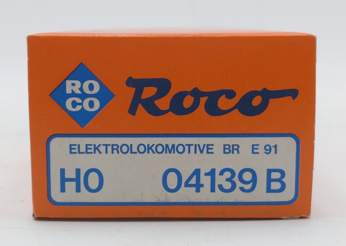 Roco 04139B HO Scale E-Lok BR E91 EG5 DR Electric Locomotive #22503 EX/Box
