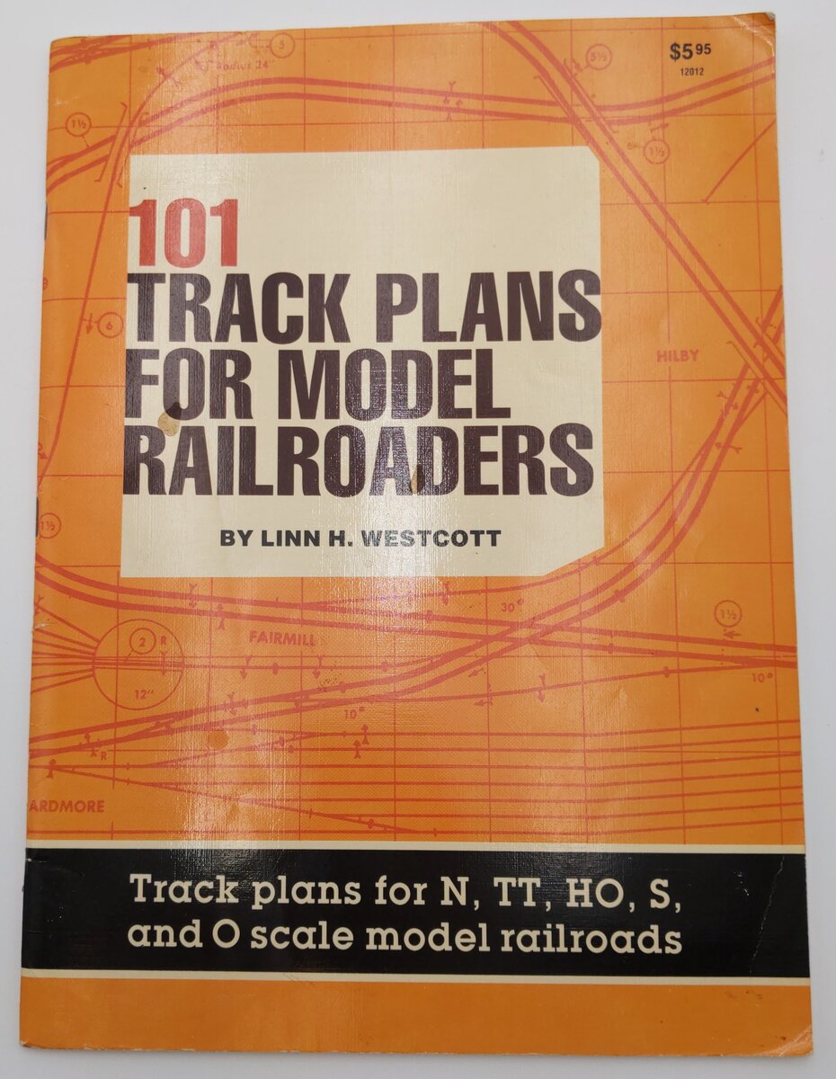 101 Track Plans For Model Railroaders Paperback Book By Linn H. Westcott VG
