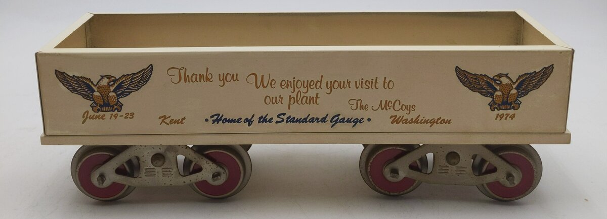 McCoy Standard "Thank you for coming to the plant" Gondola #1974 EX/Box