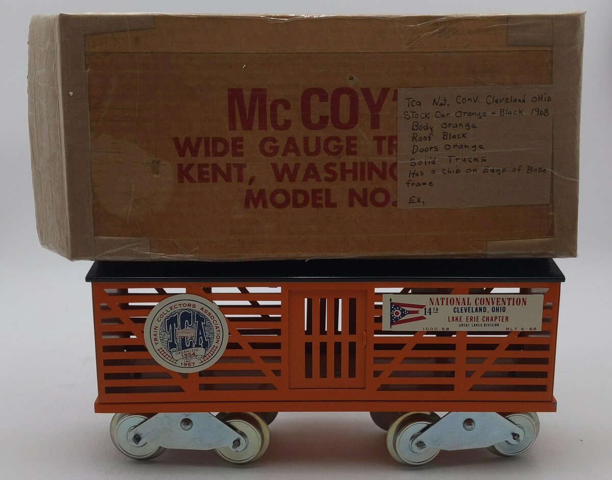 McCoy 1000-68 Standard gauge Cleveland Great Lakes Division Stock Car LN/Box