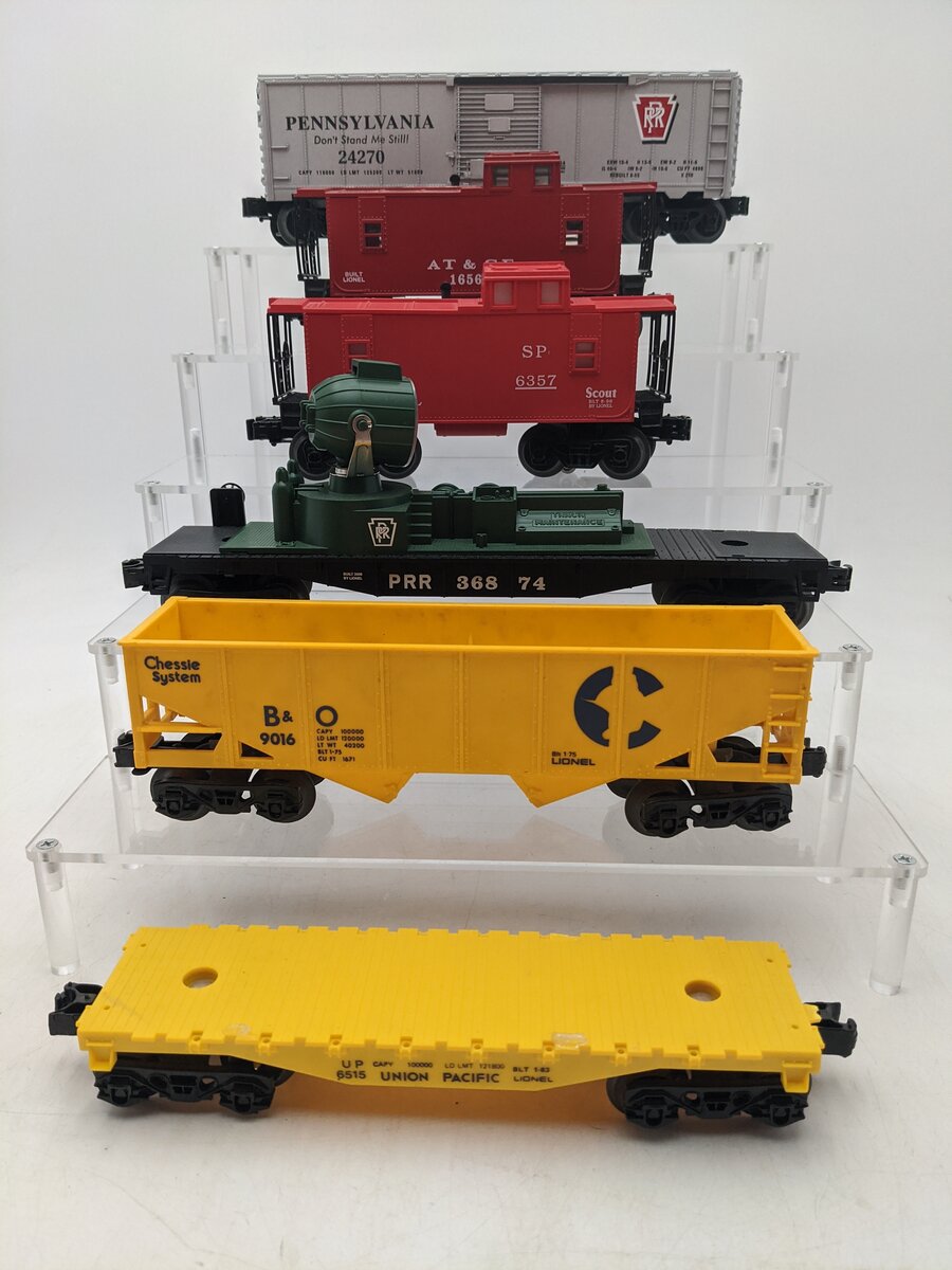Lionel O Gauge Assorted Freight Cars [6] EX