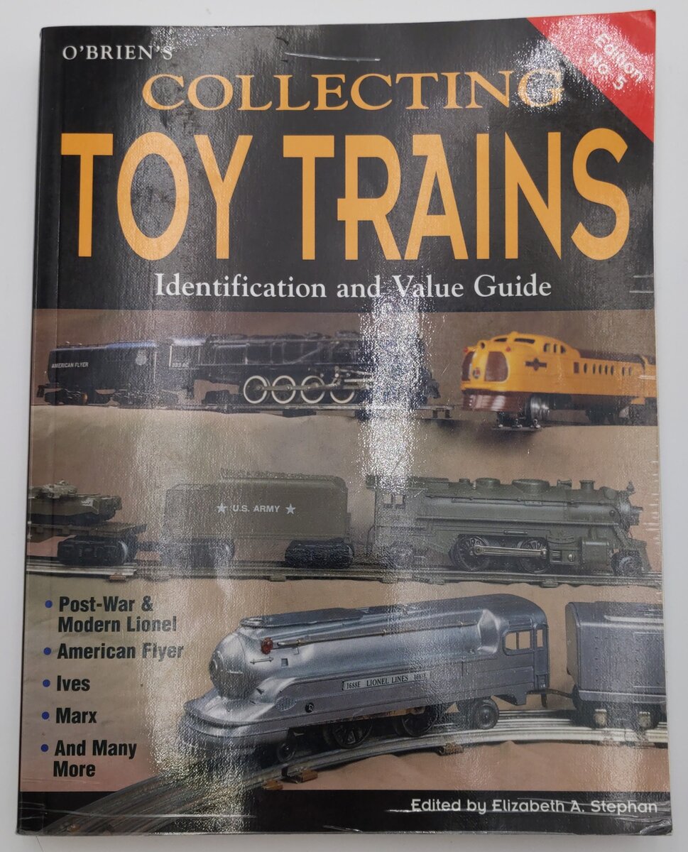 O'Brien's Collecting Toy Trains No.5 Paperback Book By Elizabeth A. Stephan VG