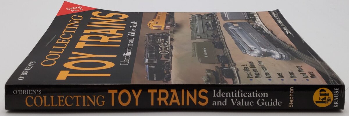O'Brien's Collecting Toy Trains No.5 Paperback Book By Elizabeth A. Stephan VG