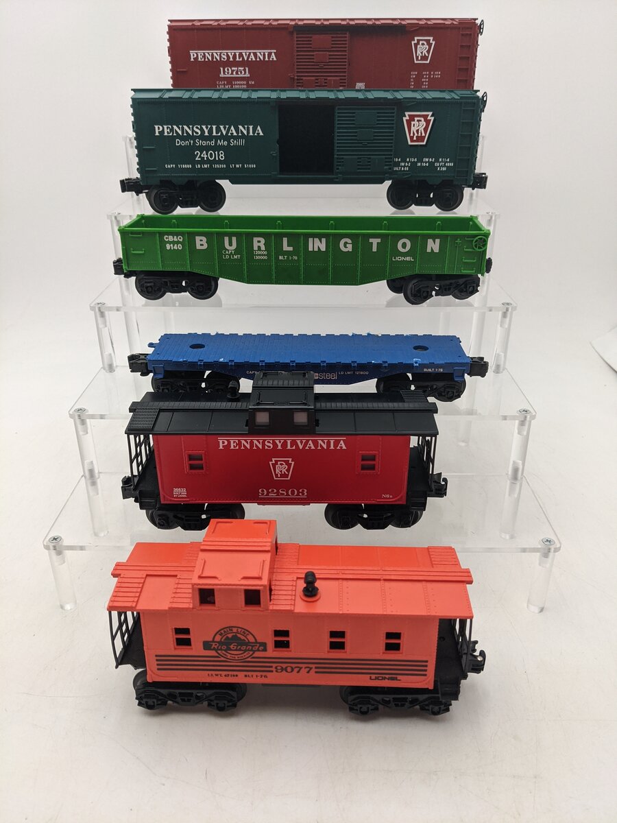 Lionel & Other O Gauge Assorted Freight Cars [6] EX