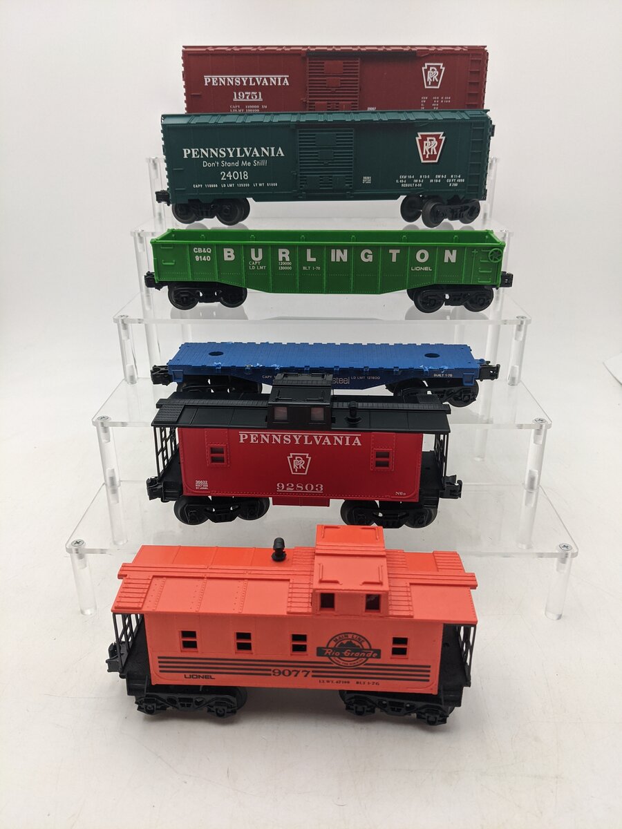 Lionel & Other O Gauge Assorted Freight Cars [6] EX
