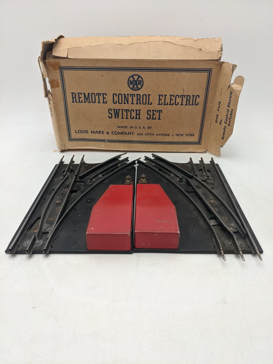 Marx 1590 Vintage O 027 Remote Control Switches (Pair) VG/Box