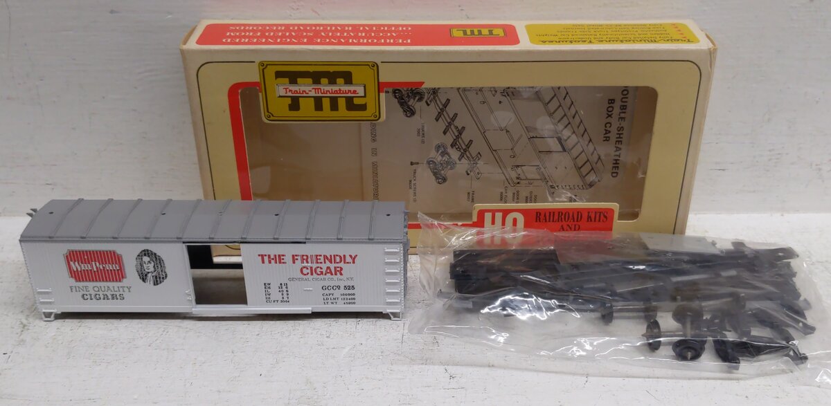 Train Miniature HO Tobacco Road Series Cigars Boxcar Kits: 2031, 2034, 2040 [3] EX/Box