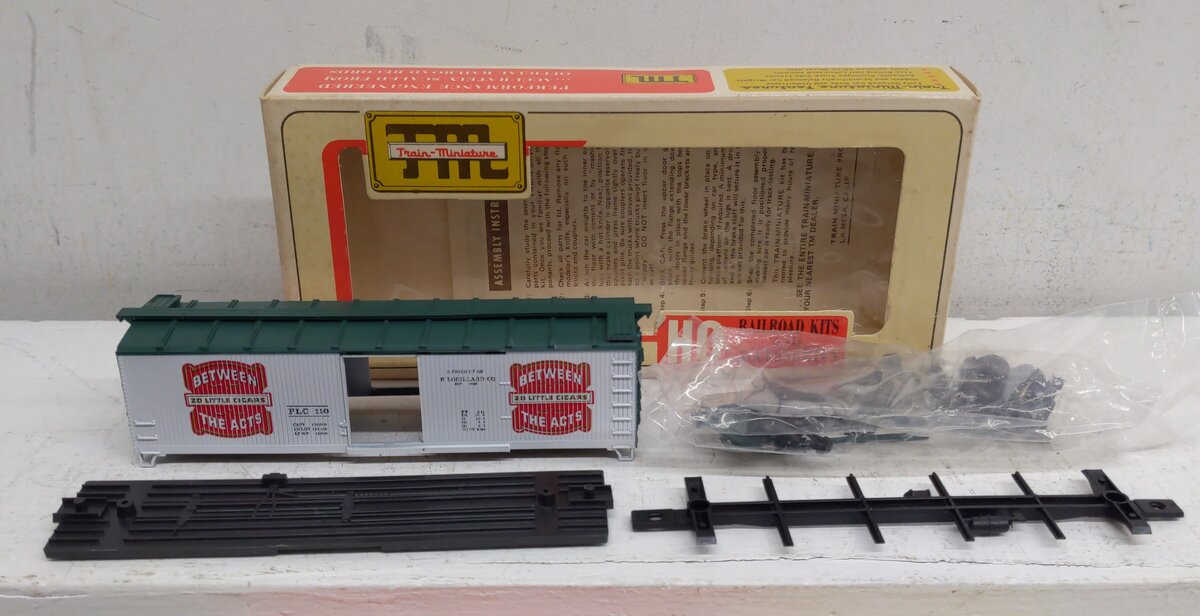 Train Miniature HO Tobacco Road Series Cigars Boxcar Kits: 2031, 2034, 2040 [3] EX/Box