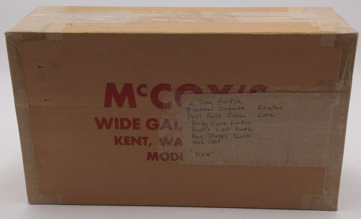 McCoy Standard  2002 Post Falls Idaho Caboose MT/Box