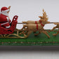 MTH 30-76860 O Christmas Flat Car w/LED Lights, Santa Sleigh & Reindeer #122522