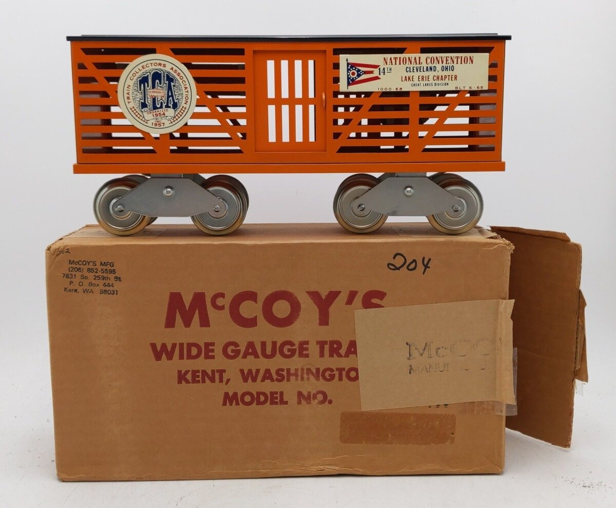 McCoy 1000-68 Standard gauge Cleveland Great Lakes Division Stock Car LN/Box