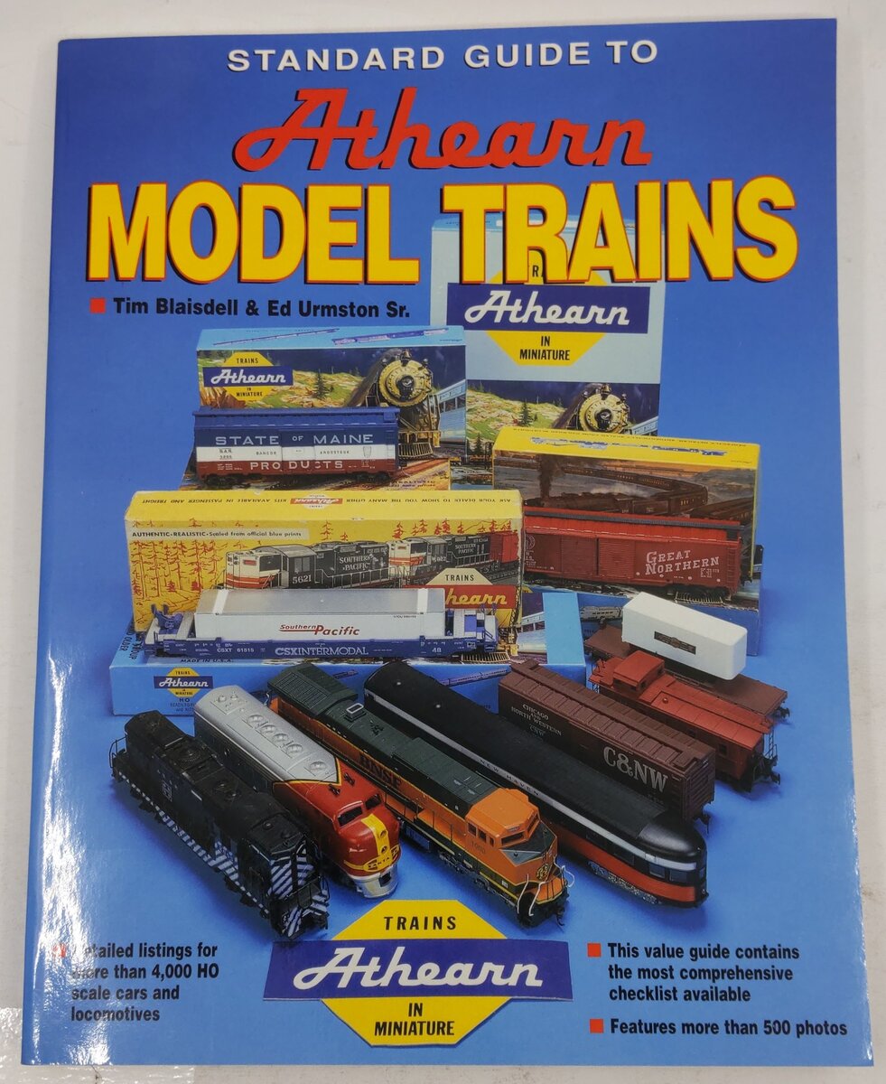 Standard Guide to Athearn Model Trains Hardcover Tim Blaisdell & Ed Urmston Sr EX