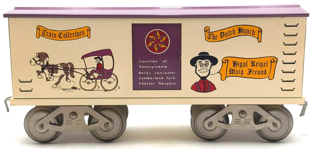 McCoy Standard Gauge "The Dutch Bunch" Boxcar EX/Box