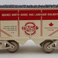 McCoy 152 Standard Gauge Quebec North Shore and Labrador Tinplate Hopper Car EX/Box