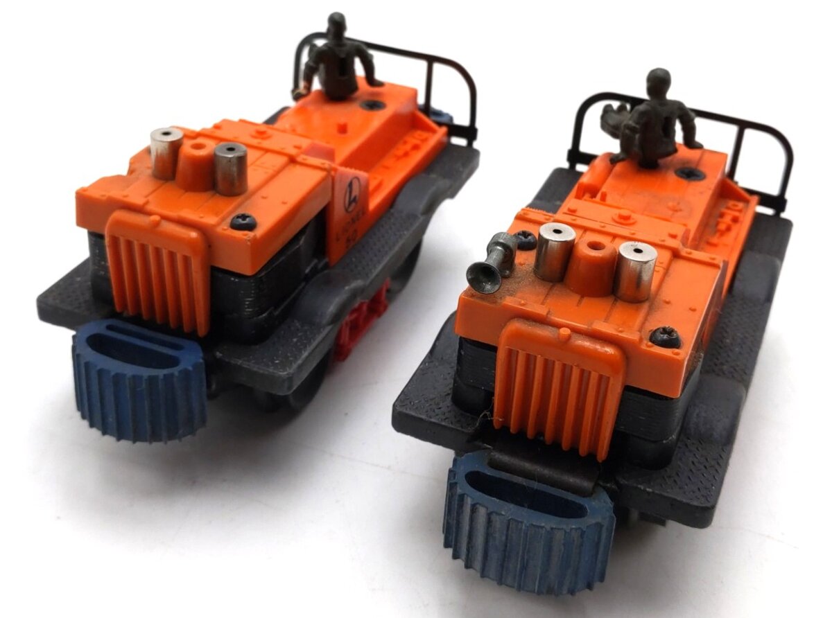 Lionel 50 Vintage O Motorized Gang Cars [2] VG