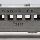 Lionel 2405 Vintage O Santa Fe Passenger Car