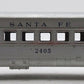 Lionel 2405 Vintage O Santa Fe Passenger Car